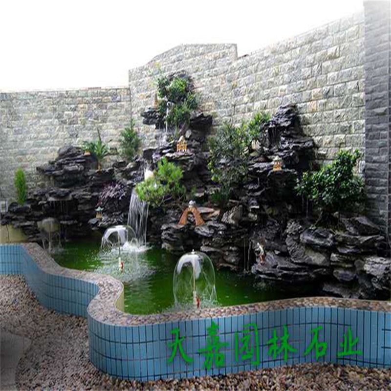 互助小庭院水景设计
